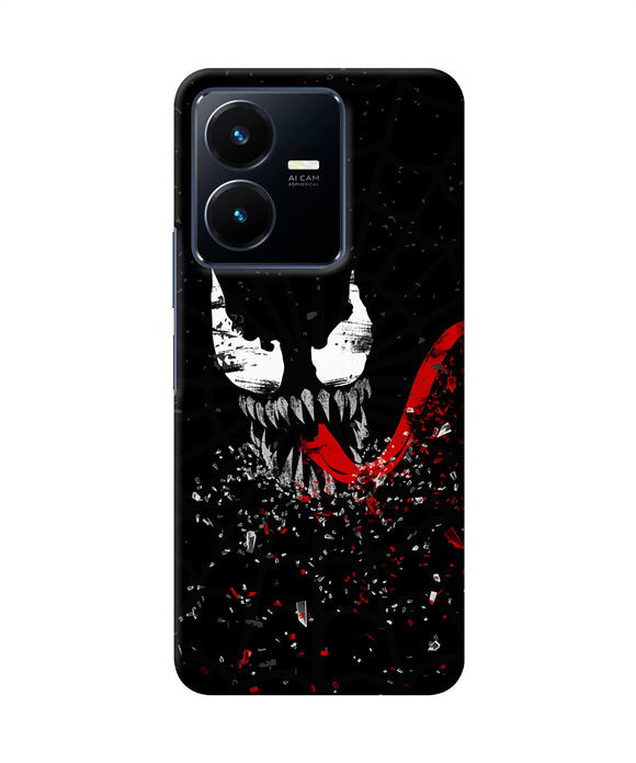 Venom black poster Vivo Y22 Back Cover