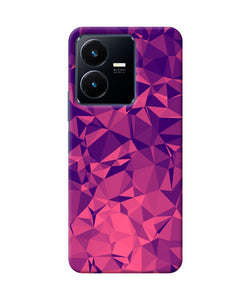 Abstract red blue shine Vivo Y22 Back Cover