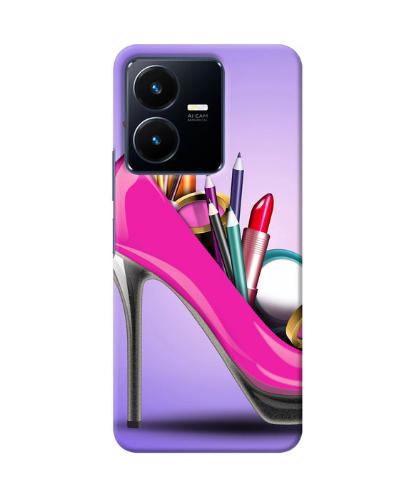 Makeup heel shoe Vivo Y22 Back Cover