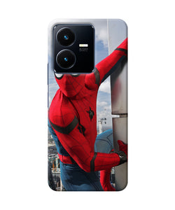 Spiderman on the wall Vivo Y22 Back Cover