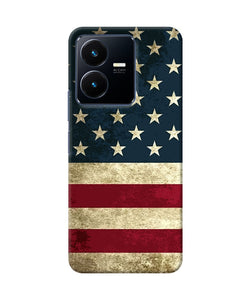 Vintage US flag Vivo Y22 Back Cover