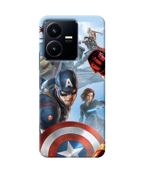 Avengers on the sky Vivo Y22 Back Cover