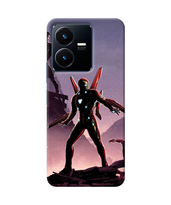 Ironman on planet Vivo Y22 Back Cover