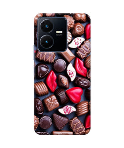 Valentine special chocolates Vivo Y22 Back Cover