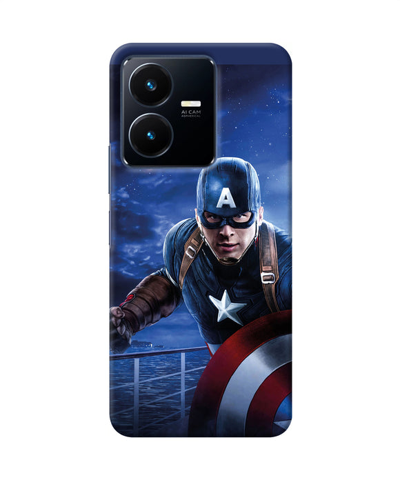 Captain with ironman Vivo Y22 Back Cover