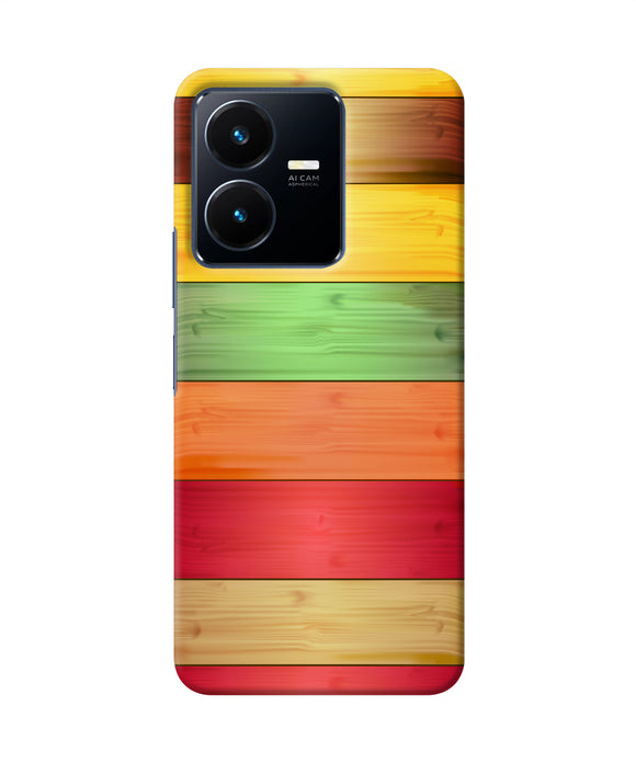 Wooden colors Vivo Y22 Back Cover