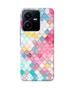 Colorful fish skin Vivo Y22 Back Cover