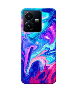 Abstract colorful water Vivo Y22 Back Cover