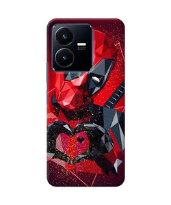 Deadpool love Vivo Y22 Back Cover