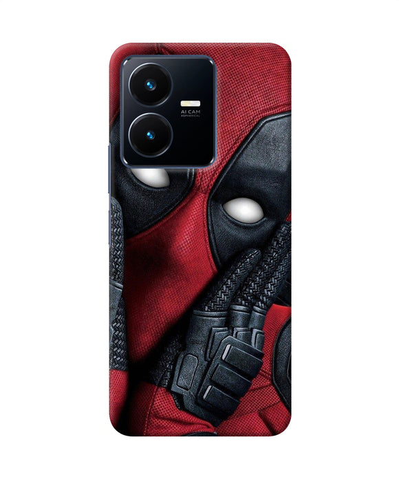 Thinking deadpool Vivo Y22 Back Cover