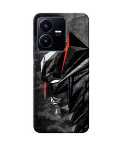 Batman black side face Vivo Y22 Back Cover