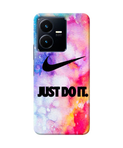 Just do it colors Vivo Y22 Back Cover