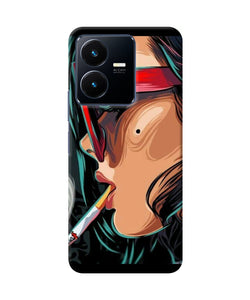 Smoking girl Vivo Y22 Back Cover