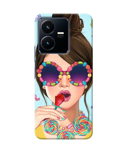 Fashion girl Vivo Y22 Back Cover