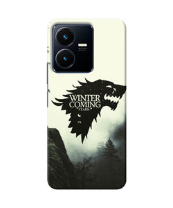 Winter coming stark Vivo Y22 Back Cover