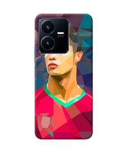 Abstract ronaldo Vivo Y22 Back Cover