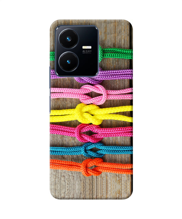 Colorful shoelace Vivo Y22 Back Cover