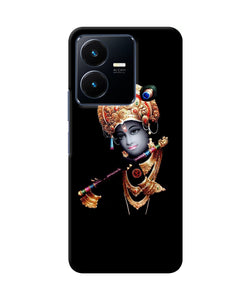 Lord krishna with fluet Vivo Y22 Back Cover