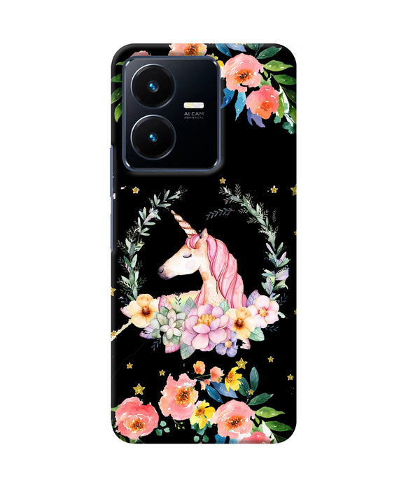 Unicorn flower Vivo Y22 Back Cover