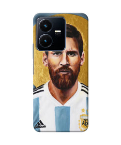 Messi face Vivo Y22 Back Cover