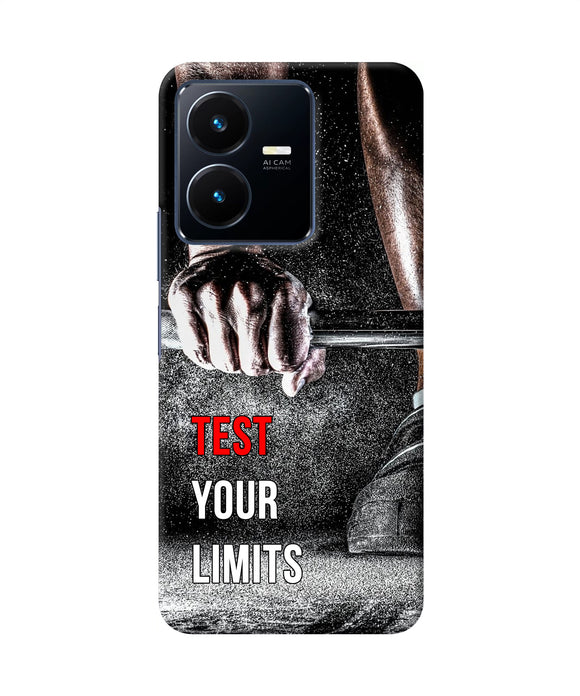 Test your limit quote Vivo Y22 Back Cover