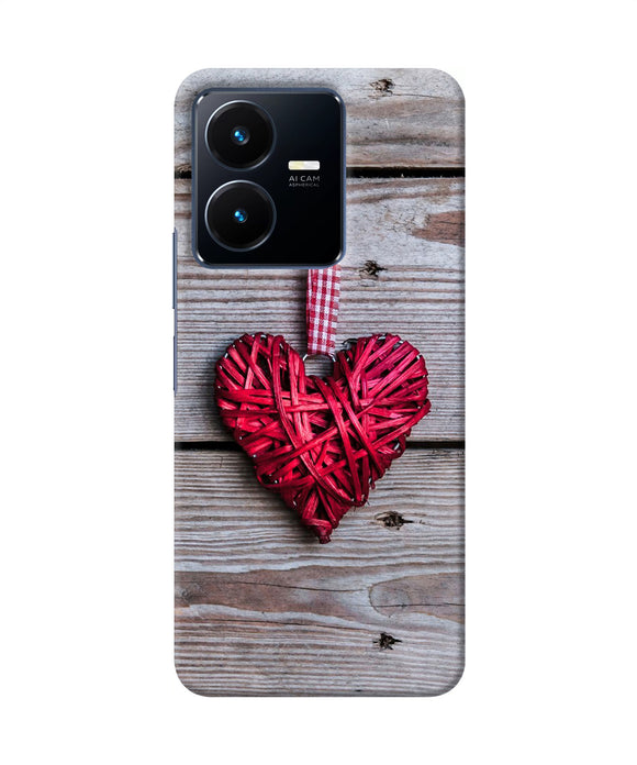 Lace heart Vivo Y22 Back Cover