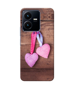 Two gift hearts Vivo Y22 Back Cover