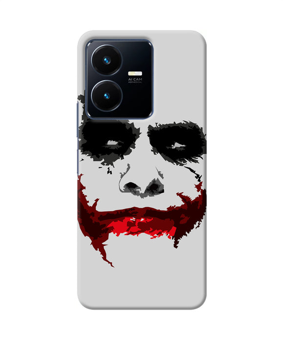 Joker dark knight red smile Vivo Y22 Back Cover