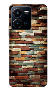 Bricks Pattern Vivo Y35 Back Cover