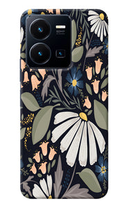 Flowers Art Vivo Y35 Back Cover