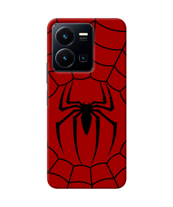 Spiderman Web Vivo Y35 Real 4D Back Cover