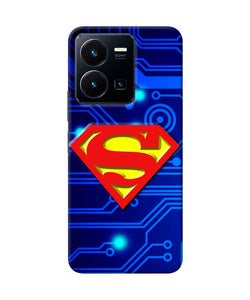Superman Abstract Vivo Y35 Real 4D Back Cover