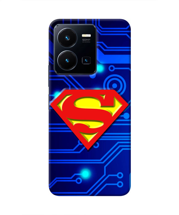 Superman Abstract Vivo Y35 Real 4D Back Cover