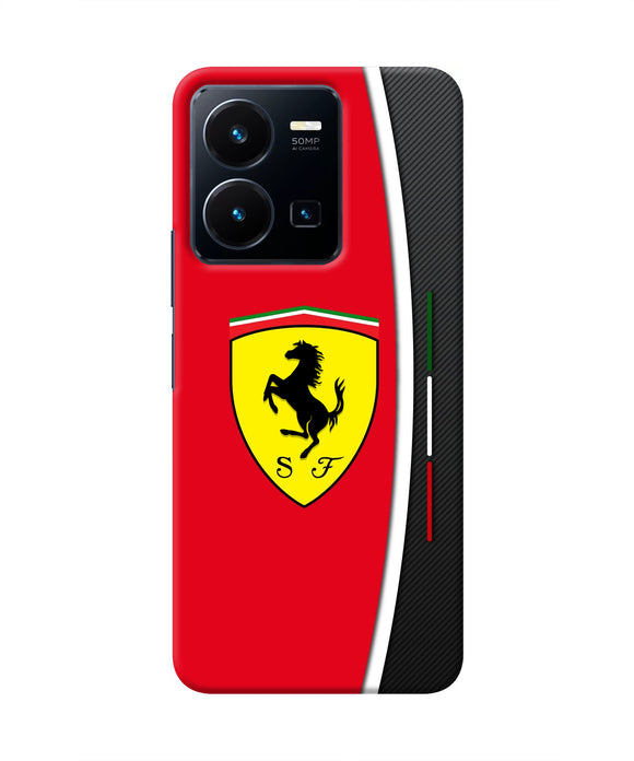 Ferrari Abstract Vivo Y35 Real 4D Back Cover