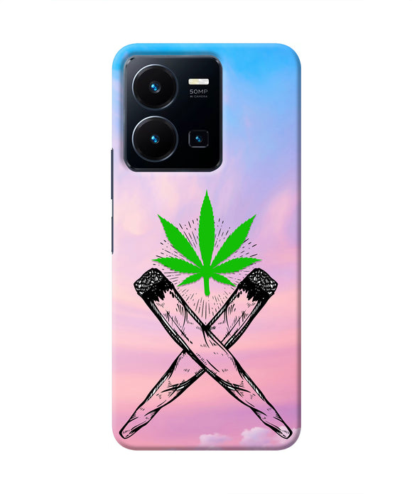 Weed Dreamy Vivo Y35 Real 4D Back Cover