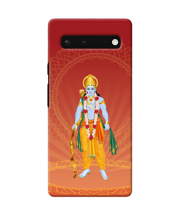 Lord Ram Google Pixel 6 Back Cover