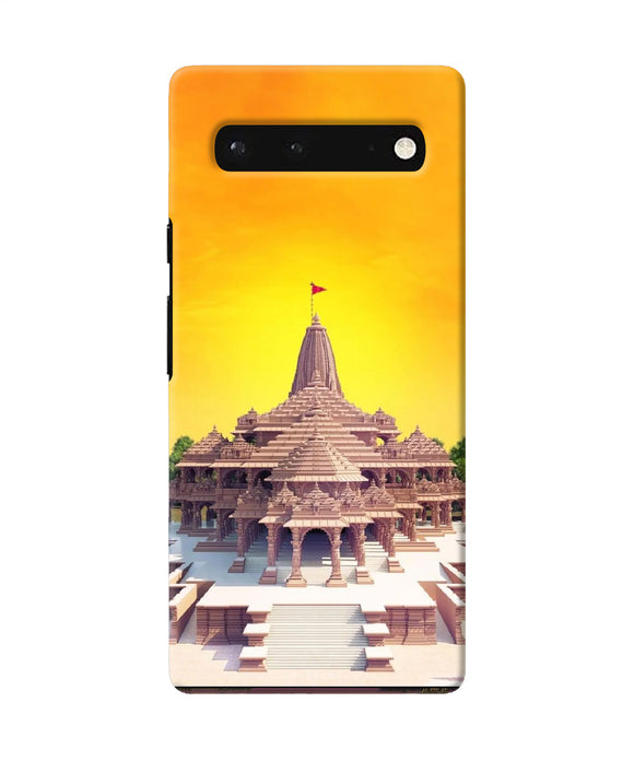 Ram Mandir Ayodhya Google Pixel 6 Back Cover