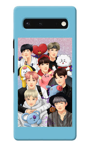 BTS with animals Google Pixel 6 Back Cover