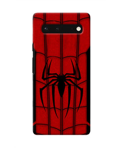 Spiderman Costume Google Pixel 6 Real 4D Back Cover