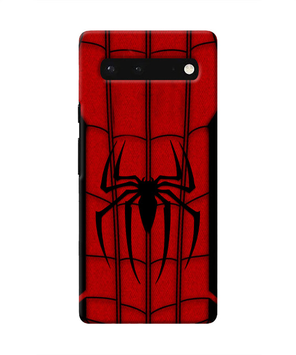 Spiderman Costume Google Pixel 6 Real 4D Back Cover