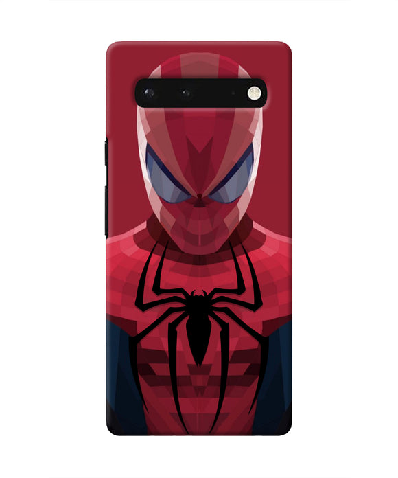 Spiderman Art Google Pixel 6 Real 4D Back Cover