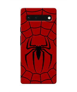 Spiderman Web Google Pixel 6 Real 4D Back Cover