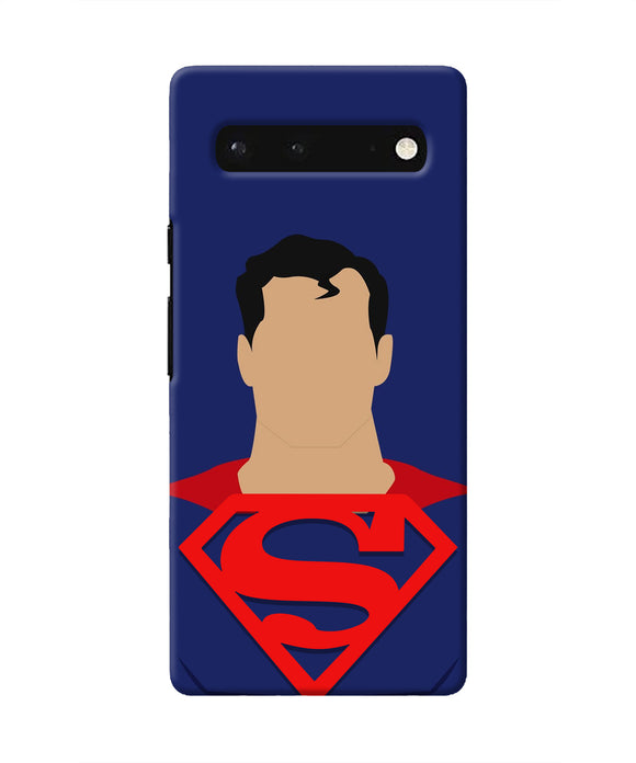Superman Cape Google Pixel 6 Real 4D Back Cover