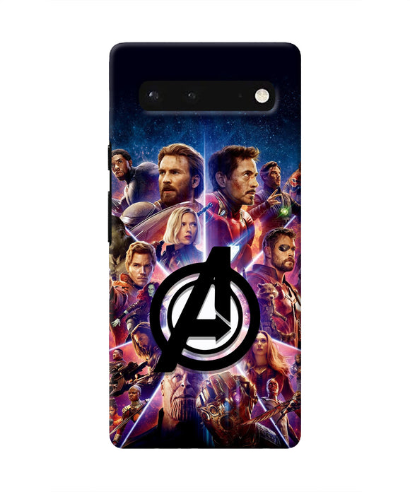 Avengers Superheroes Google Pixel 6 Real 4D Back Cover