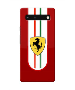 Ferrari Art Google Pixel 6 Real 4D Back Cover