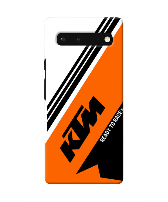 KTM Abstract Google Pixel 6 Real 4D Back Cover