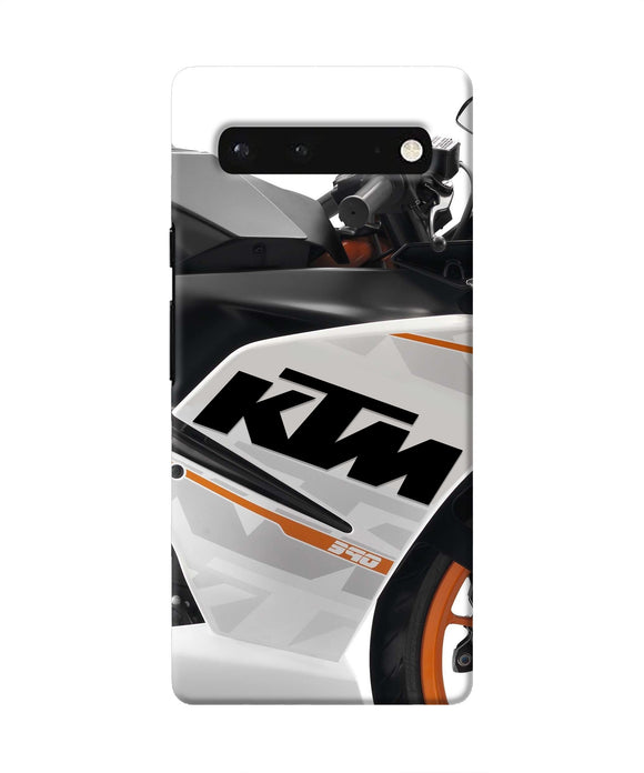 KTM Bike Google Pixel 6 Real 4D Back Cover