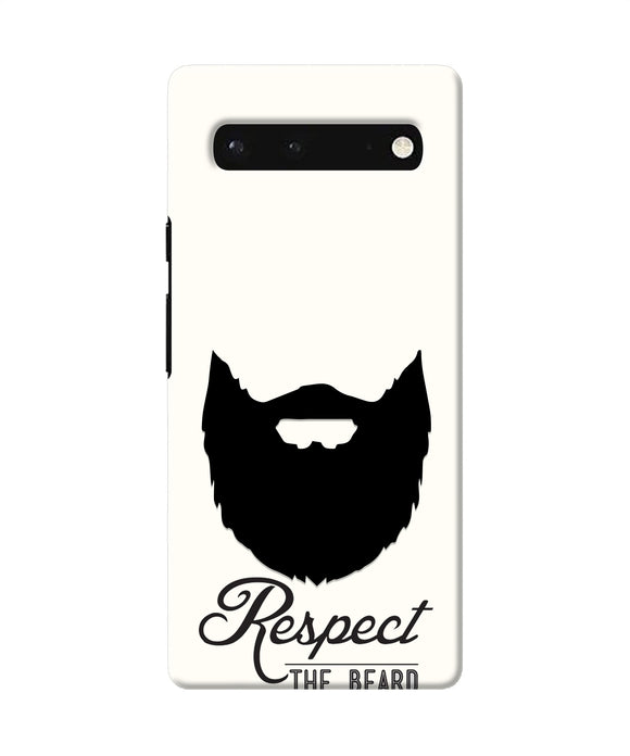 Respect the Beard Google Pixel 6 Real 4D Back Cover