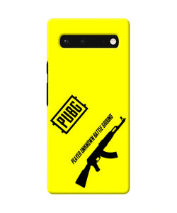 PUBG AKM Gun Google Pixel 6 Real 4D Back Cover