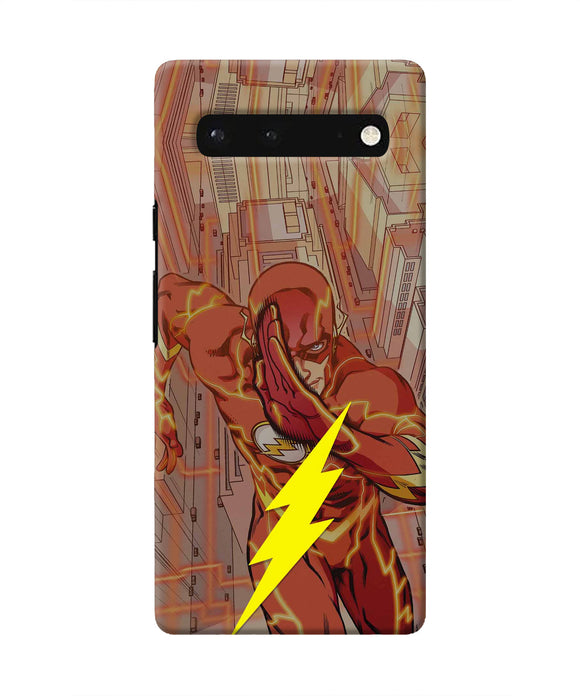 Flash Running Google Pixel 6 Real 4D Back Cover